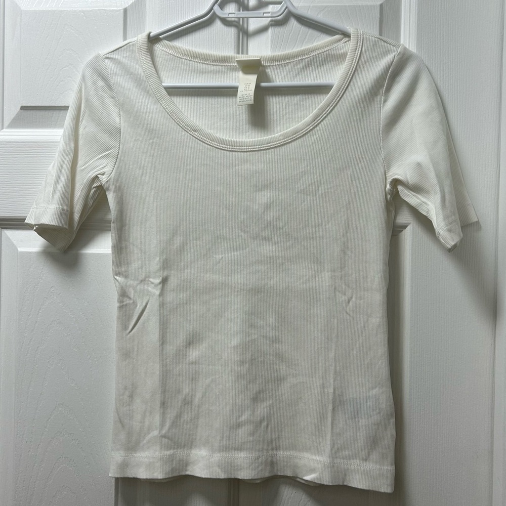 H&M - White Basics T-Shirt